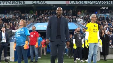 Steve Mandanda honoré avant OM-Le Havre, le 18 octobre 2025.