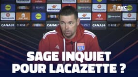 Lyon 0-1 Besiktas : "Plus grave s'il ne se créait pas d'occasion", Sage pas inquiet pour Lacazette