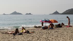 Sur une plage d'Ajaccio, en Corse, en 2013. (ILLUSTRATION)
