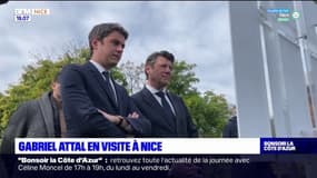 Gabriel Attal en déplacement à Nice