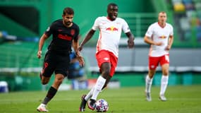 Dayot Upamecano face à Diego Costa