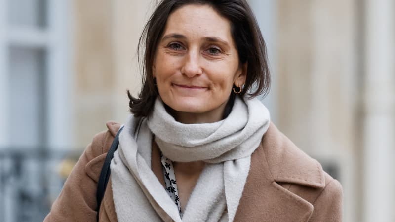 Amélie Oudéa-Castéra à Paris le 12 janvier 2024