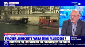 Paris Business : Evacuer les déchets par la seine : Plus écolo ?