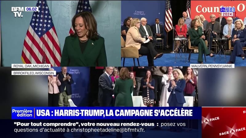 À deux semaines de la présidentielle aux États-Unis, Donald Trump repasse devant Kamala Harris dans les derniers sondages