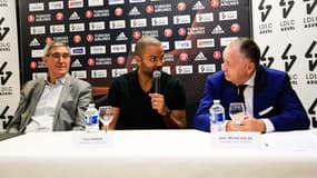 Jordi Bertomeu, Tony Parker et Jean-Michel Aulas