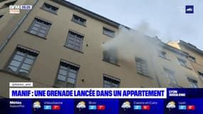 Lyon: une grenade lacrymogène lancée dans un appartement pendant la manifestation