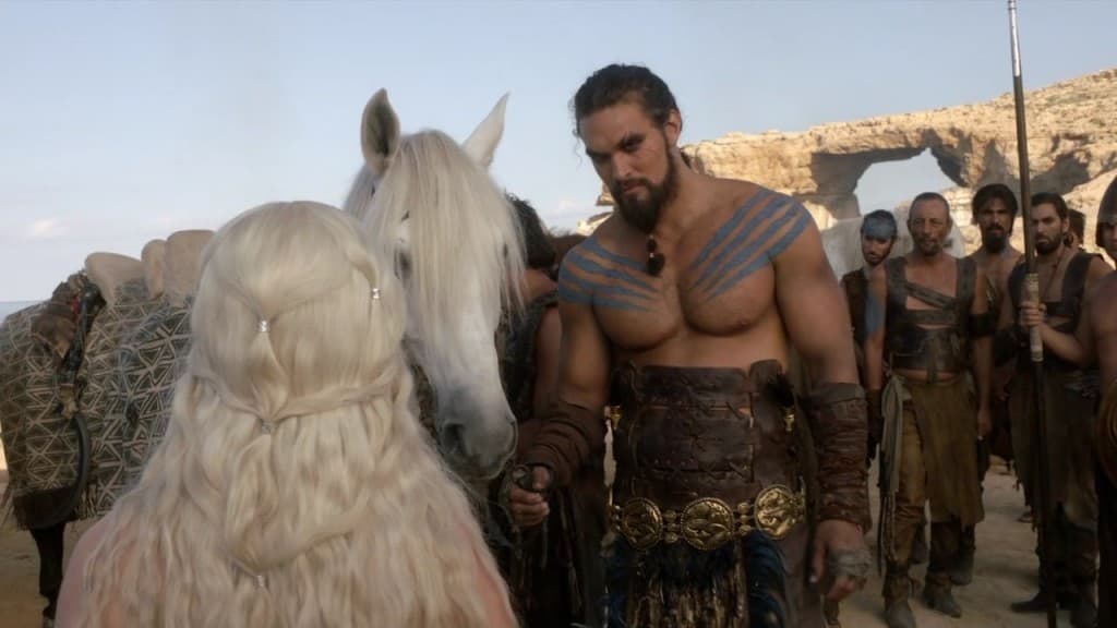 L'Azure Window, ici en arrière-plan, a servi plusieurs fois de décor à la série "Game of Thrones" 