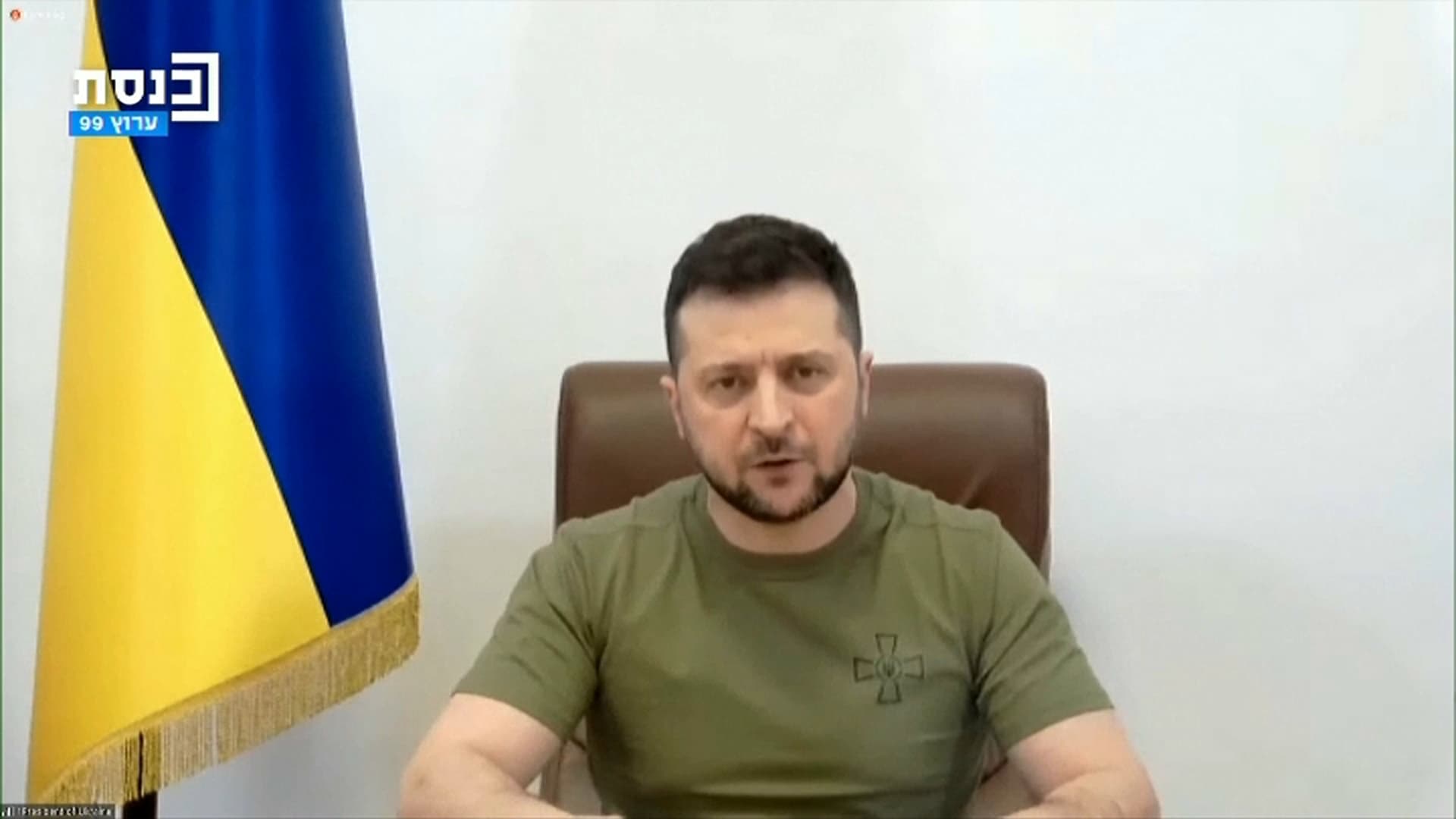 EN DIRECT – Ucraina: Zelensky évoque devant le parlement israélien “la solution finale” menée par la Russie