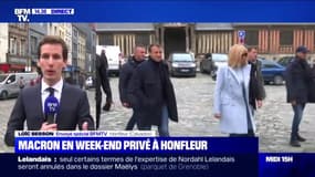 Emmanuel Macron est à Honfleur où il s'apprête à passer un week-end privé