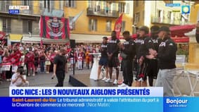 OGC Nice : les 9 nouveaux aiglons présentés dans le Vieux-Nice aux fans