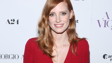 Jessica Chastain le 7 décembre à New York.