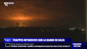 Bande de Gaza: des frappes israéliennes intensives