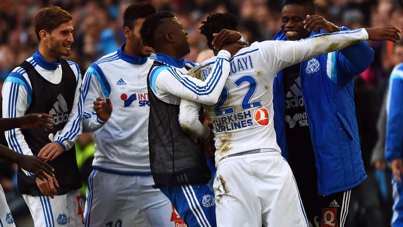 Michy Batshuayi, auteur du deuxième but marseillais