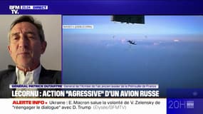 Action "agressive" d'un avion russe sur un drone français: "Une provocation que l'on voit assez fréquemment en mer Baltique et en mer Noire", explique le général Patrick Dutartre