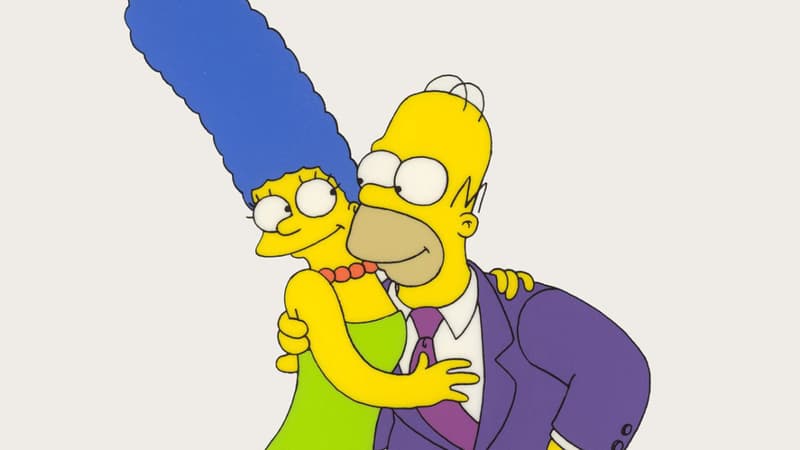 Marge et Homer Simpson