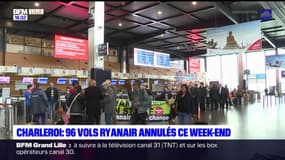 Charleroi: 96 vols Ryanair annulés ce week-end en raison d'une grève