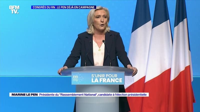 Congrès du RN: Marine Le Pen déjà en campagne - 04/07