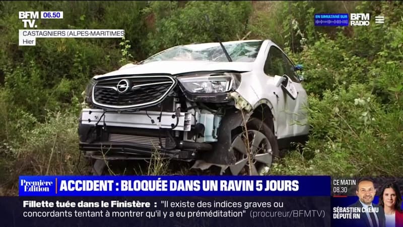 Alpes-Maritimes: une septuagénaire passe 5 jours dans un ravin après un accident