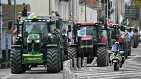 Manifestation d'agriculteurs le 18 novembre 2024, à Avignon, dans le Vaucluse
