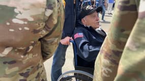 Des vétérans de la Seconde Guerre Mondiale sont arrivés en Normandie lundi pour les commémorations du débarquement. 