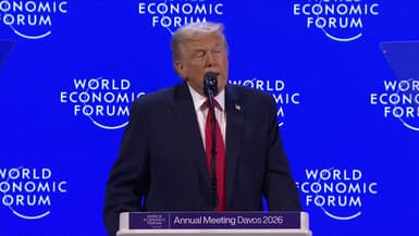 Donald Trump au forum économique de Davos le 21 janvier 2026