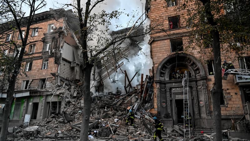 La ville de Zaporijia sinistrée par les bombardements. (Photo d'illustration)