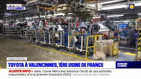 Valenciennes: l'usine Toyota, première usine automobile de France