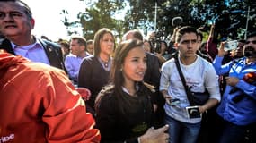 Une manifestation de députés à Caracas, le 10 janvier 2017. 