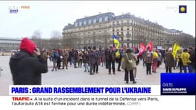 Paris: rassemblement pour l'Ukraine