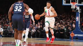 Giannis Antetokounmpo a mené les Bucks à la victoire au Madison Square Garden contre les Knicks (95-109).