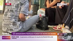 Les adolescents Français fument de moins en moins en France