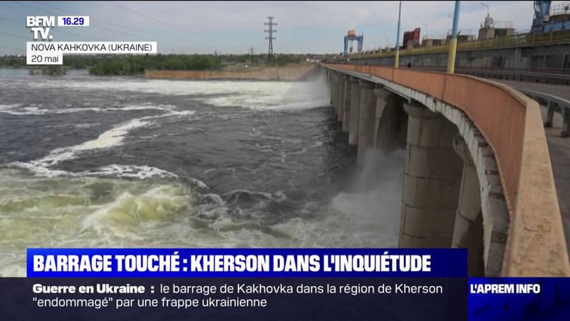 Guerre en Ukraine: Moscou accuse Kiev d'avoir effectué des frappes sur le barrage hydroélectrique de Kakhovka