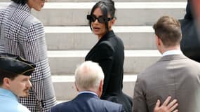 Kim Kardashian lors de son arrivée au tribunal de Paris, le 13 mai 2025, pour le procès de son braquage.