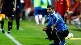 Mauricio Pochettino, ici avec entraîneur de l'Espanyol Barcelone en 2012.