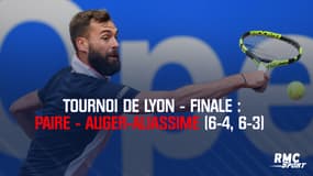 Résumé : Paire - Auger-Aliassime –  (6-4, 6-3) – ATP 250 de Lyon