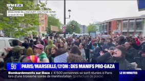 Boulogne-Billancourt: des manifestants réunis devant le siège de TF1 pour protester contre l'interview de Benjamin Netanyahu