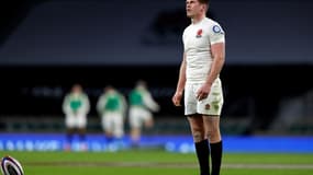 Le centre Owen Farrell, ici avec le XV d'Angleterre contre l'Ecosse en Six Nations à Twickenham, le 6 février 2021 est attendu au Japon