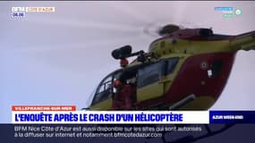Villefranche-sur-Mer: l'enquête après le crash d'un hélicoptère