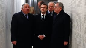 Emmanuel Macron au Mémorial de la Shoah le 19 février 2019 