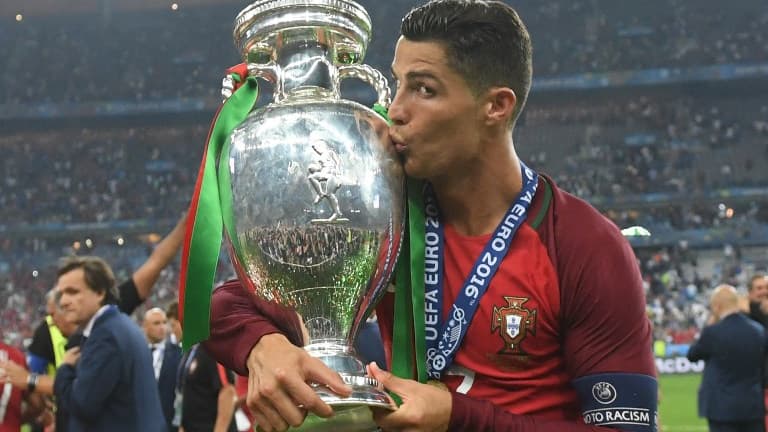 Cristiano Ronaldo après son sacre en finale