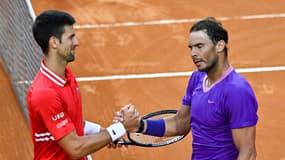 Novak Djokovic et Rafael Nadal
