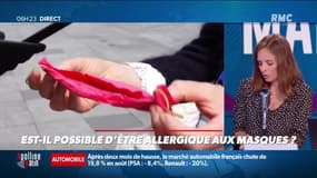 "Allô Marie": est-il possible d’être allergique aux masques ? 