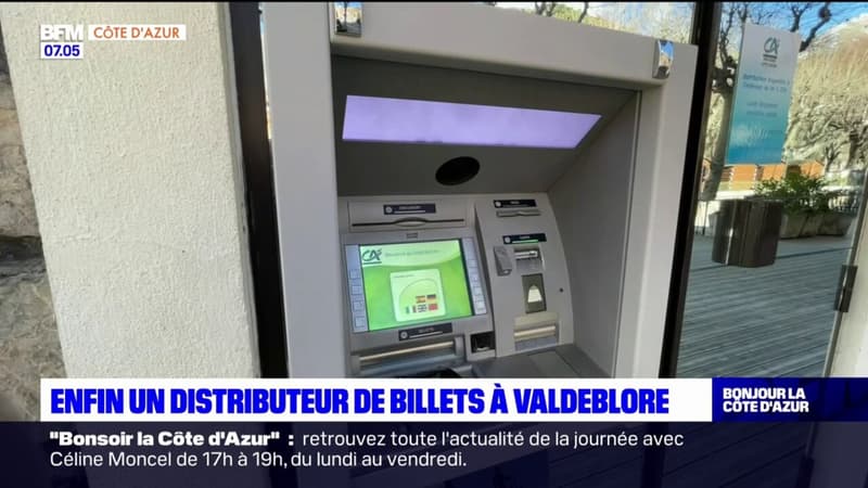 Alpes-Maritimes: Valdeblore a enfin un distributeur de billets 