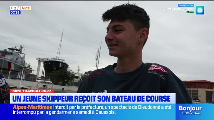 Mini Transat 2027 : un jeune skipper reçoit son bateau de course