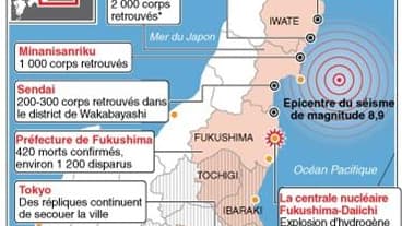 LES VICTIMES DU SÉISME AU JAPON
