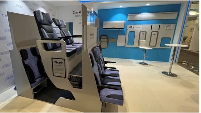 Chaise Longue: le nouveau concept de siège pour la classe éco en avion