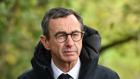 Le ministre de l'Intérieur, Bruno Retailleau, à Mouchamps, en Vendée, le 24 novembre 2024.