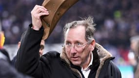 John Textor lors du match OL-PSG (2-3, L1), le 23 février 2025