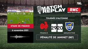 France 29-20 Argentine : Le match replay de la difficile victoire des Bleus avec les commentaires RMC 