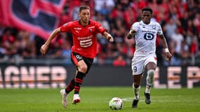 Nemanja Matic lors du match Rennes-Lille (2-2, 5e journée de L1), le 16 septembre 2023